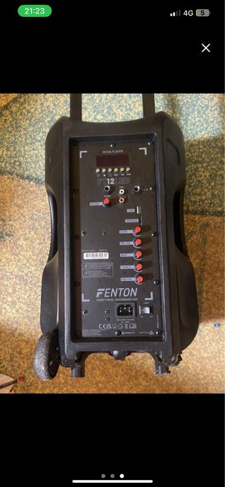 NUEVO Altavoz Fenton FT12LED MK2 Portátil 700W