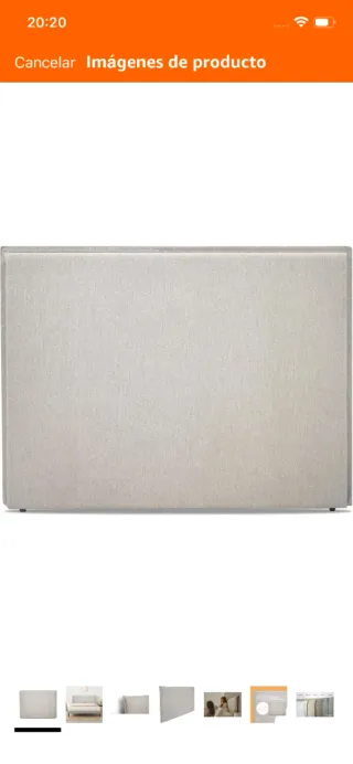 Cabecero de cama beige nuevo