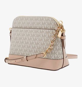 Bolso Michael Kors Beige y Rosa Original