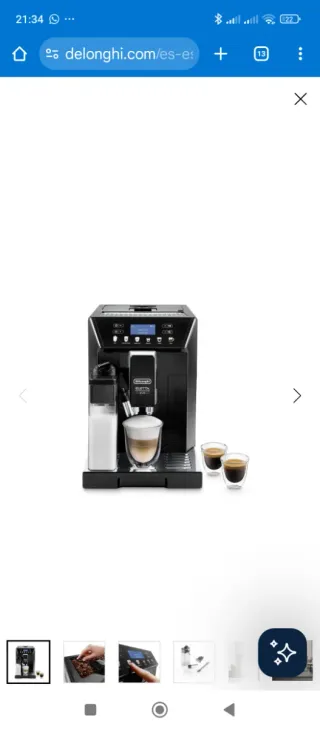 Cafetera Superautomática DeLonghi Eletta Cappuccin
