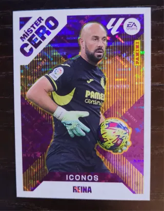 Cromo Pepe Reina Mister Cero La Liga Panini