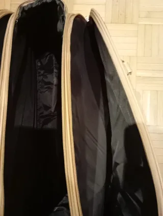 Bolsa de viaje con estampado collage