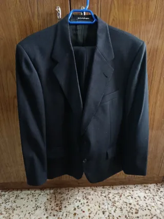 Traje St. Carlo Negro Talla M