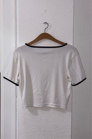 Camisa blanca manga corta