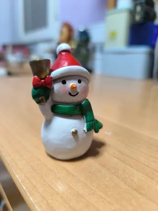 Figuras de Navidad: Árbol y Muñeco de Nieve