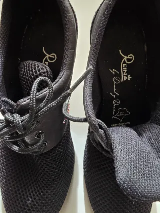 Zapatos de baile negros con pedrería