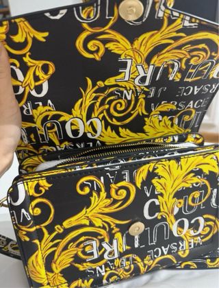 Bolso Versace Jeans Couture Negro y Dorado