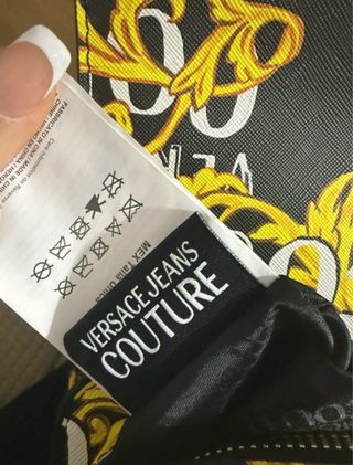 Bolso Versace Jeans Couture Negro y Dorado