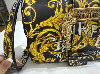 Bolso Versace Jeans Couture Negro y Dorado