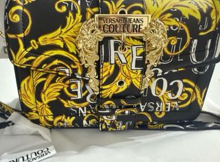 Bolso Versace Jeans Couture Negro y Dorado
