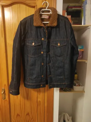 Cazadora vaquera forrada borreguito