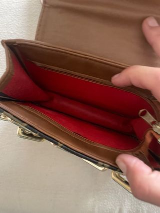 Bolso LV Marrón y Dorado Cadena