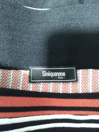 Falda Sinequanone Negra Multicolor