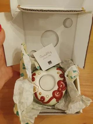 Portacandele tealight Thun natalizio fiocco cuore