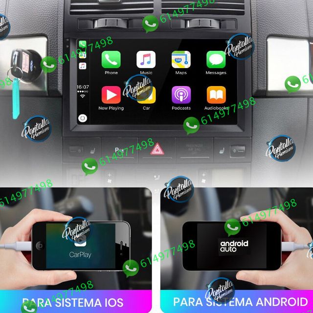 Radio pantalla CARPLAY GPS USB para VW Touareg