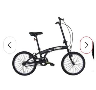 Bicicleta Plegable Nilox Negra