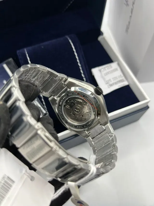 Orologio Maserati Automatico Scheletrato Blu