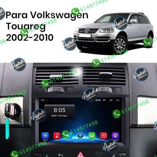 Radio pantalla CARPLAY GPS USB para VW Touareg