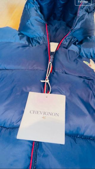 Plumífero Chevignon Hombre Talla L Azul