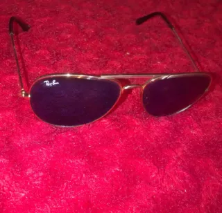 Gafas de sol Ray-Ban Aviator Doradas Y Azules