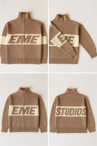 Chaqueta Eme Studios Beige y Marrón