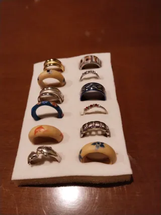 Lote de anillos - nuevos