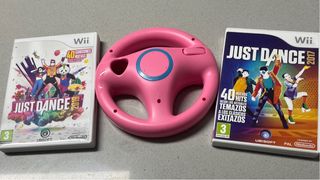 Lote Just Dance Wii (2017+2019)+volante de regalo