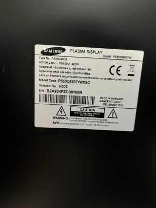 Televisor smart tv Samsung 50 Negro/Plata