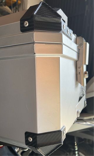 Baúl Moto 36L ABS color Aluminio con Cierre