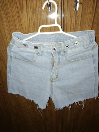 Shorts vaqueros niña