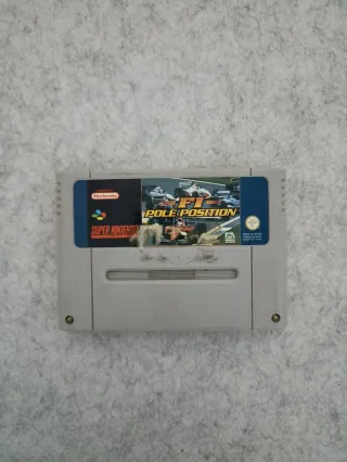 F1 Pole Position Super Nintendo Cartuccia