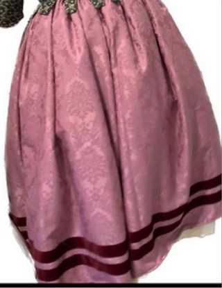 Falda Fallera Talla 48 Rosa