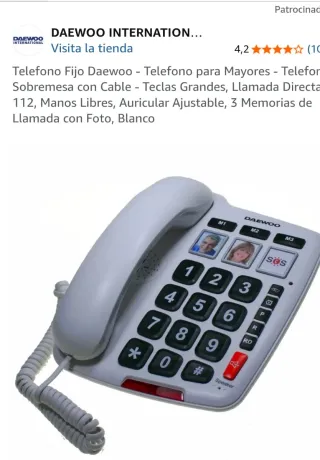 Teléfono Daewoo Internacional con Teclado