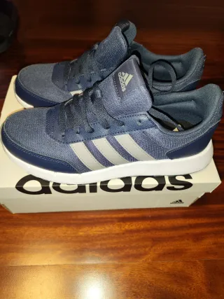 Adidas Run 50s Talla 43.5 Azul Marino