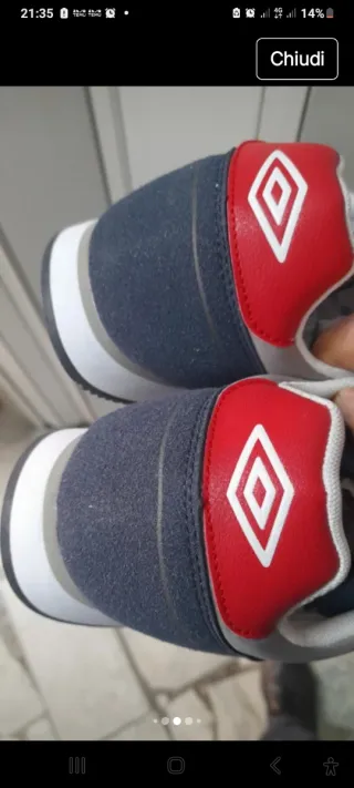 Sneakers Umbro Blu/Grigie Taglia 41