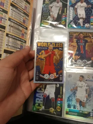 Cromo Harry Kane Match Attax Edición Limitada