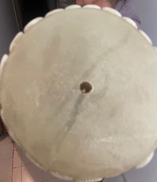 Lámpara de pie conchas