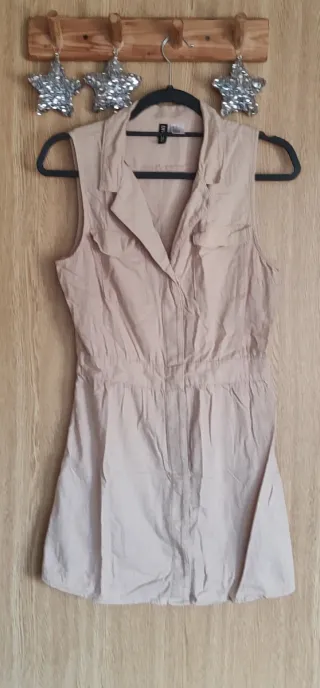 Vestido H&M Beige Talla S