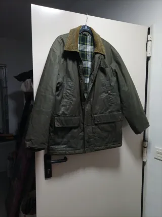 Chaqueta de caballero verde.
