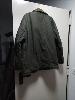 Chaqueta de caballero verde.