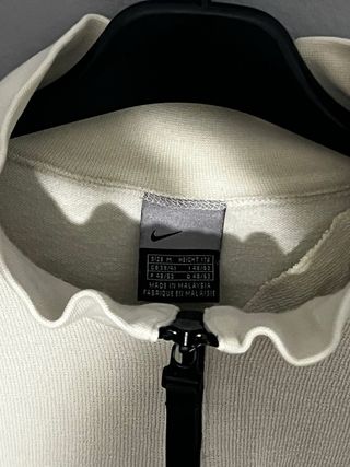 Sudadera Nike cremallera beige M