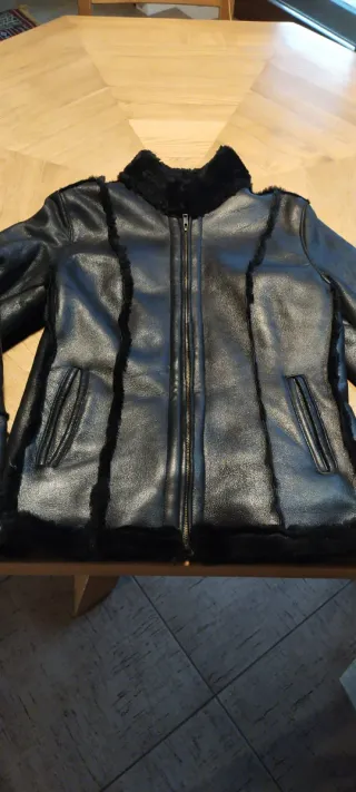 Giacca VERA pelle, made in Italy. Marca Shearling