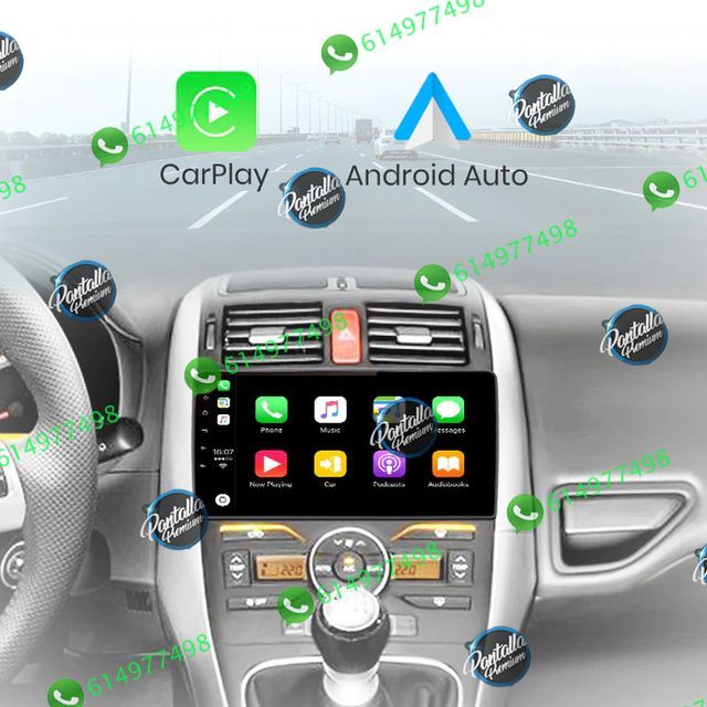 Radio Pantalla CARPLAY GPS para Toyota Auris E150