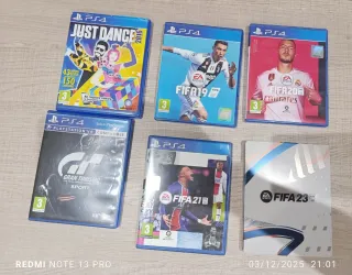 Consola PS4 Slim + 2 Mandos + Juegos