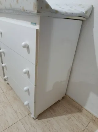 Cambiador bebé Micuna blanco