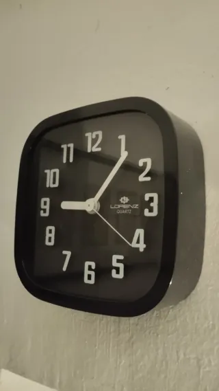 Orologio da parete Lorenz nero