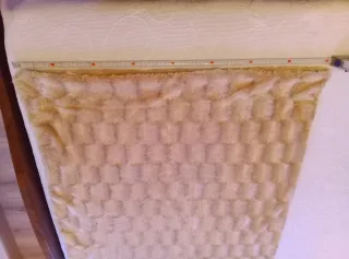 Manta calentita beige suave 160x120 cm