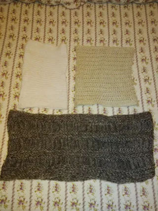 3 Sciarpe Circolari Donna