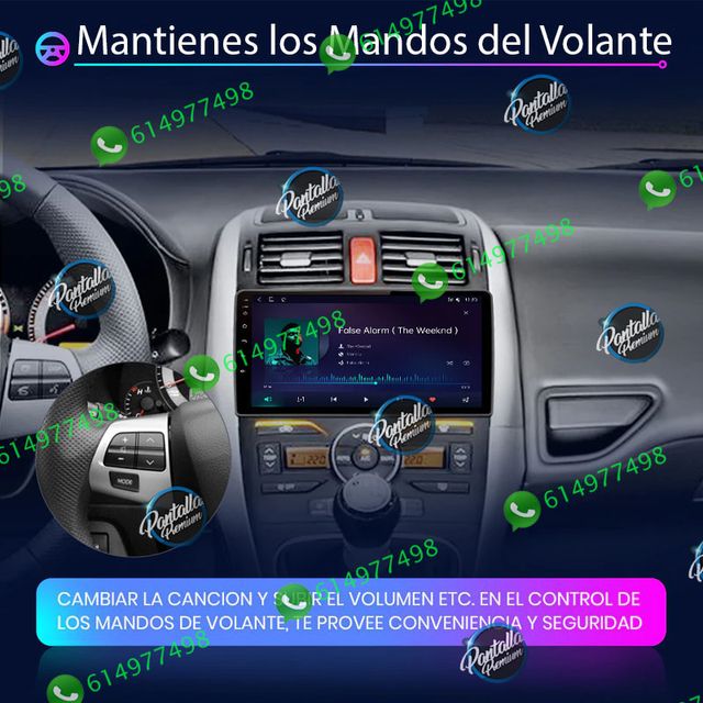 Radio Pantalla CARPLAY GPS para Toyota Auris E150
