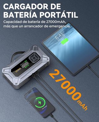 Arrancador Coche Compresor Aire WIRSHK W20